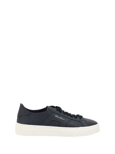 Santoni Leather Sneakers - Santoni - Modalova