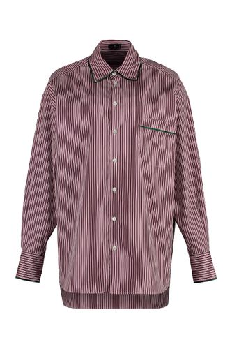 Etro Pink Striped Poplin Shirt - Etro - Modalova