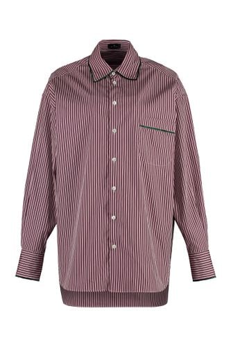 Etro Pink Striped Poplin Shirt - Etro - Modalova