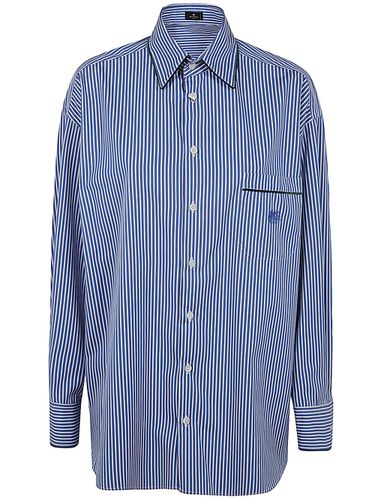 Etro Striped Popeline Shirt - Etro - Modalova
