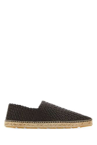 Dark Brown Nappa Leather Espadrilles - Bottega Veneta - Modalova