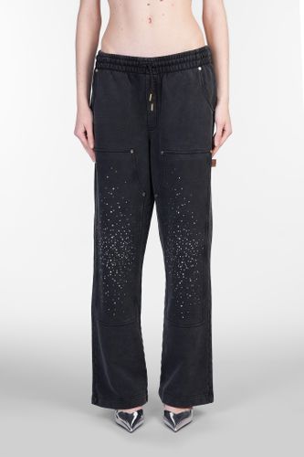 Casablanca Pants In Black Cotton - Casablanca - Modalova