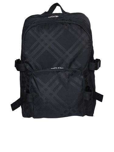 Burberry Tonal Black Backpack - Burberry - Modalova
