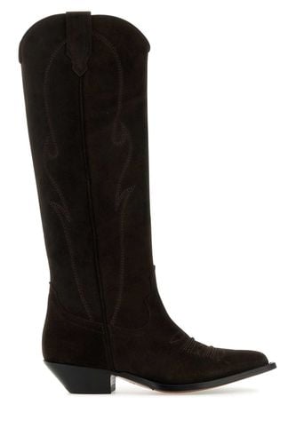 Sonora Brown Suede Rancho Boots - Sonora - Modalova