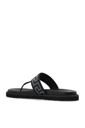 Flip Flops With greca Pattern - Versace - Modalova