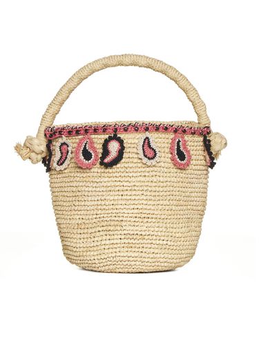 Alanui Paisley Raffia Basket Bag - Alanui - Modalova