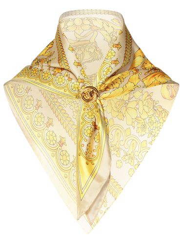 Versace Two-tone Silk Scarf - Versace - Modalova