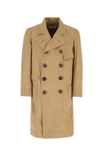 Beige Cotton Oversize Trench Coat - Maison Margiela - Modalova