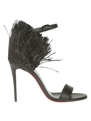 Loubigirl Raffia 100 - Christian Louboutin - Modalova