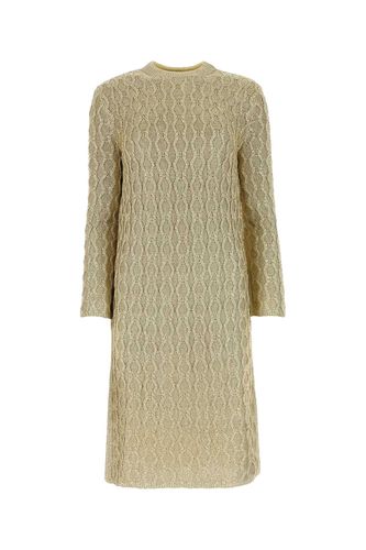 Gucci Gold Viscose Blend Dress - Gucci - Modalova