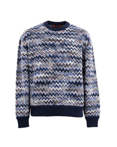 Missoni Zigzag Crewneck Pullover - Missoni - Modalova