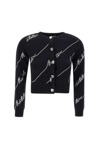 Sequin Logo Cardigan - Rotate by Birger Christensen - Modalova