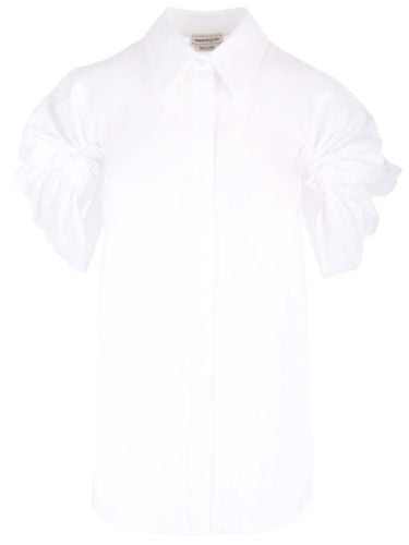 White Poplin Shirt - Alexander McQueen - Modalova
