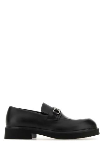 Black Leather Fiorello Loafers - Ferragamo - Modalova