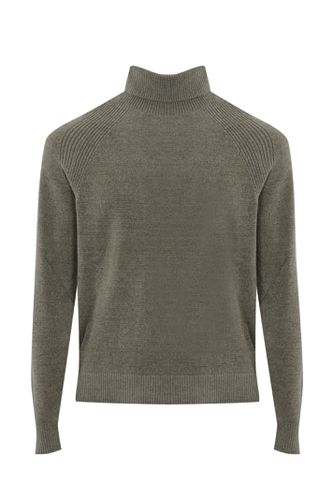 Velvet Turtleneck Knit Sweater - RRD - Roberto Ricci Design - Modalova