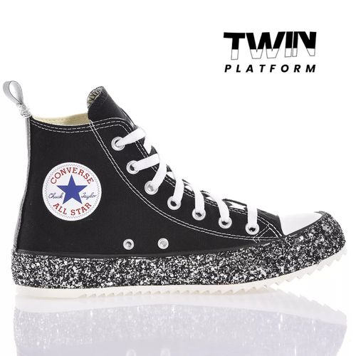 Converse Ally Black Glitter Custom - Mimanera - Modalova