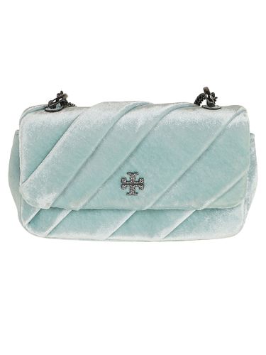 Kira Draped Velvet Mini Flap Bag - Tory Burch - Modalova