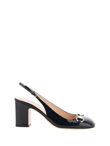 Gucci Black Leather Pumps - Gucci - Modalova