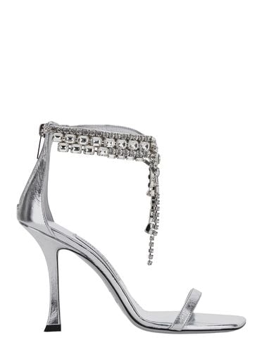 Verity Sandals With High Stiletto Heel In Leather And Crystal Woman - Jimmy Choo - Modalova