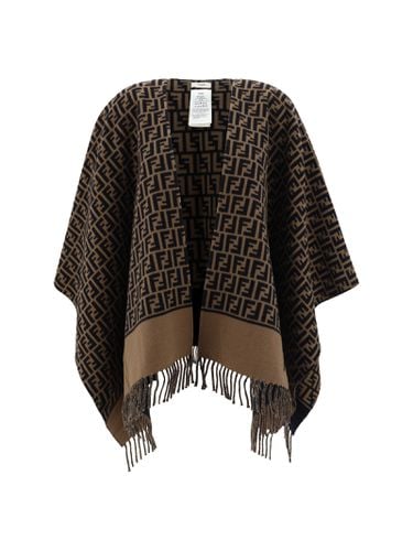 Fendi Wool Poncho - Fendi - Modalova