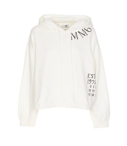 Printed Sweatshirt - MM6 Maison Margiela - Modalova