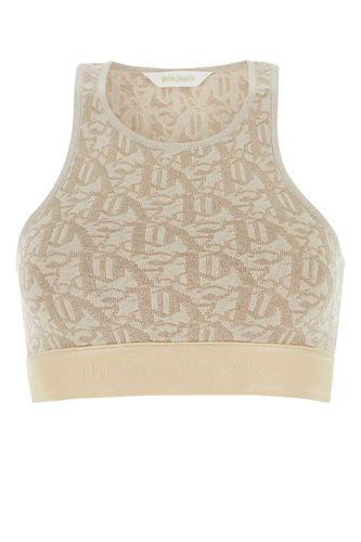 Embroidered Viscose Blend Top - Palm Angels - Modalova