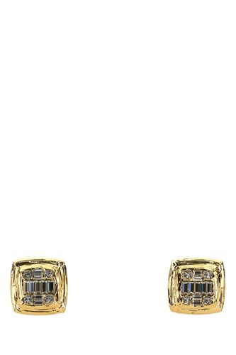 Embellished Metal Jeanne Earrings - Amina Muaddi - Modalova