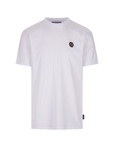 Philipp Plein White Hexagon T-shirt - Philipp Plein - Modalova