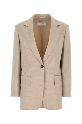 Cappuccino Gabardine Rosi Blazer - Max Mara - Modalova