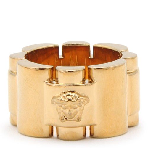 Medusa Polished Finish Chunky Ring - Versace - Modalova