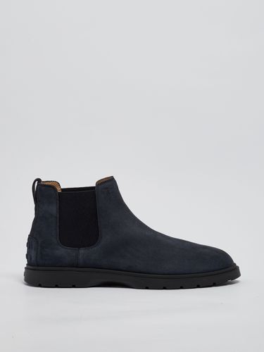 Tod's Suede Boots With Rubber Nubs - Tod's - Modalova