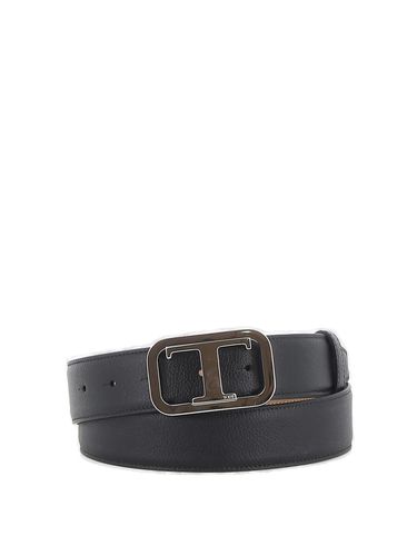 Tod's T Logo Plaque Buckle Belt - Tod's - Modalova