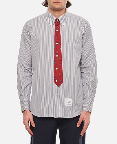 Thom Browne Seamed Tie Shirt - Thom Browne - Modalova