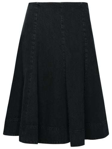 Khaite Black Cotton Blend Skirt - Khaite - Modalova