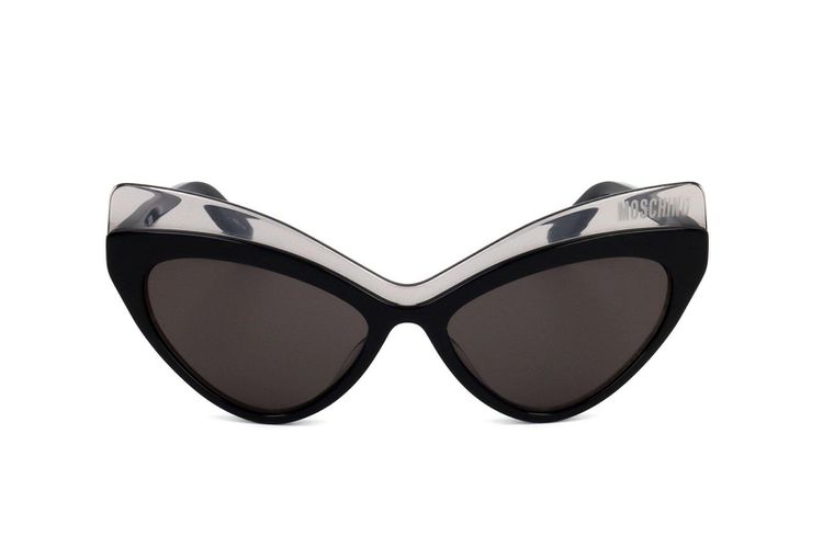 Double Cat-eye Frame Tinted Sunglasses - Moschino - Modalova