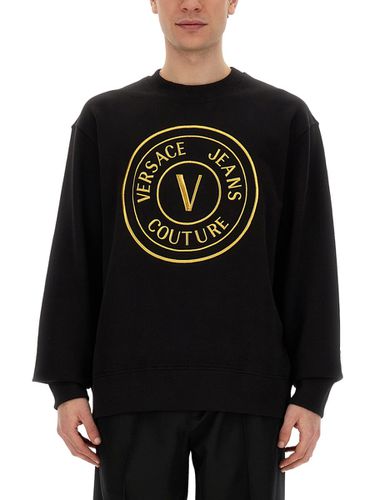 Sweatshirt With Logo - Versace Jeans Couture - Modalova