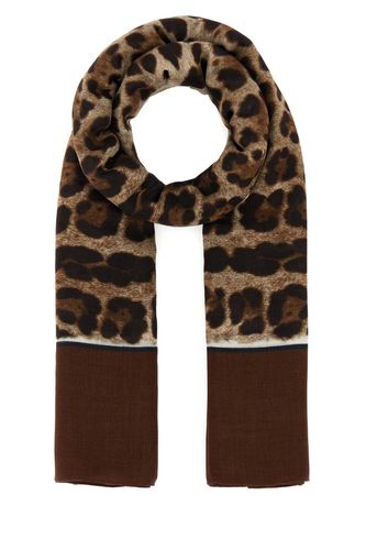 Printed Modal Blend Scarf - Dolce & Gabbana - Modalova