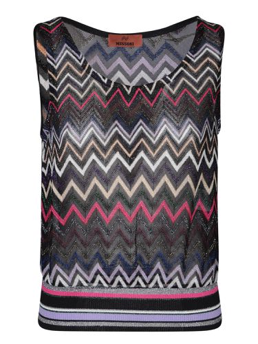 Viscose Chevron Multicolor Tank Top - Missoni - Modalova