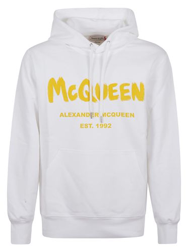 Graffiti Prt Hoodie - Alexander McQueen - Modalova