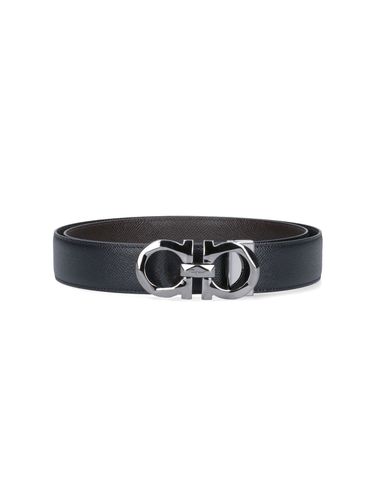 Ferragamo Reversible gancini Belt - Ferragamo - Modalova