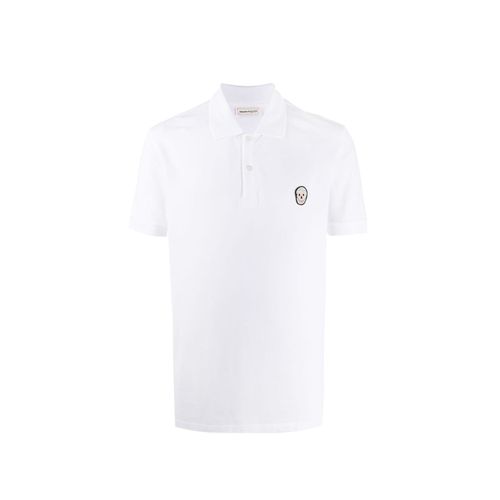 Skull Patch Polo T-shirt - Alexander McQueen - Modalova