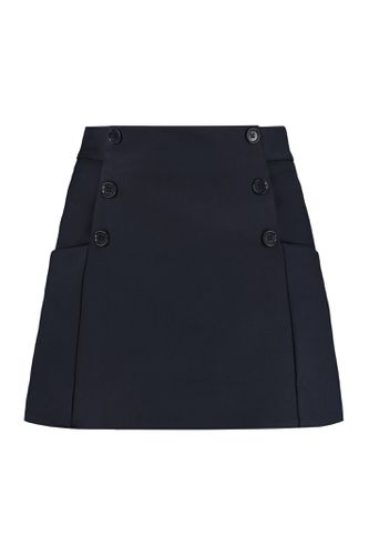 Parosh Liliuxy Wool Mini Skirt - Parosh - Modalova