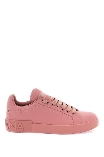 Portofino Leather Sneakers - Dolce & Gabbana - Modalova