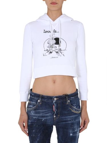 Dsquared2 Cropped Sweatshirt - Dsquared2 - Modalova