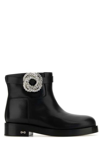 Leather Galaxy Ankle Boots - Mach & Mach - Modalova