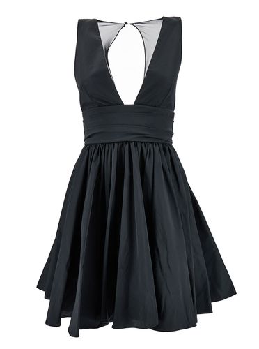 Mini Dress With Pleated Skirt In Taffetà Woman - Pinko - Modalova