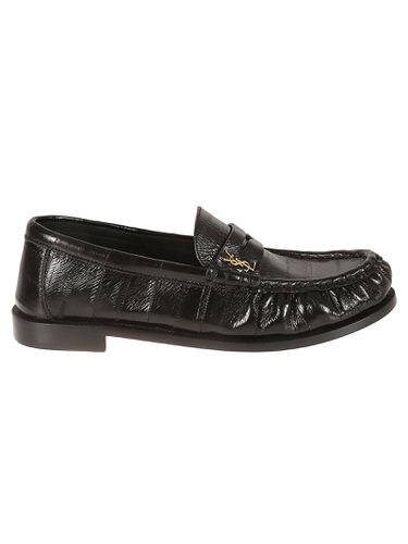 Saint Laurent Logo Side Loafers - Saint Laurent - Modalova