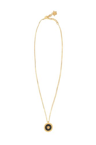 Versace Gold Medusa Necklace - Versace - Modalova