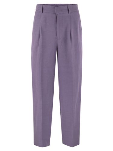 Daisy - Viscose And Linen Trousers - PT Torino - Modalova