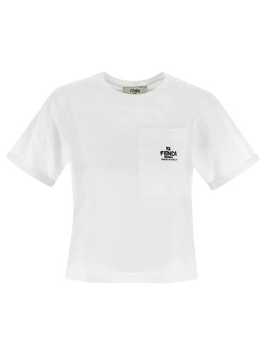 Fendi Cotton T-shirt - Fendi - Modalova